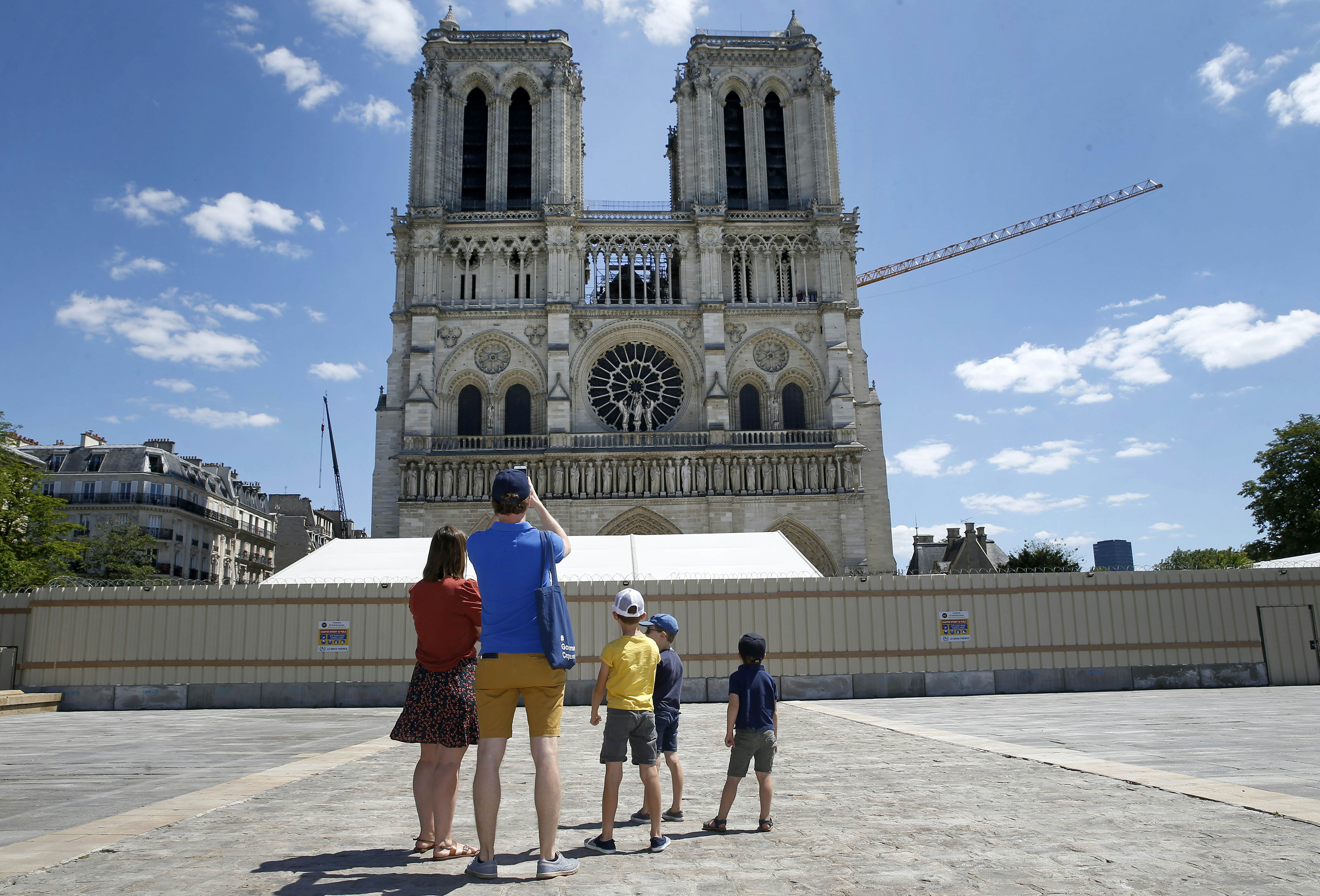 Notre Dame Public Plaza Finally Reopens Over One Year After Fire